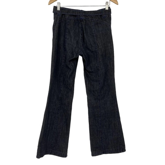 Vintage Y2K Jean Charles Castelbajac Jeans Flare Leg Gray/Black 42 - Picture 2 of 9